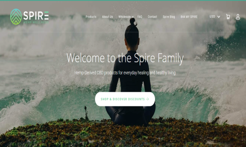SPIRE HEMP WELLNESS Screenshot 1